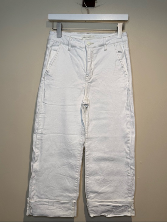 Risen Jeans Denim - Risen Jeans Barrel wide leg jeans tummy control in Ivory white size 5 / 27